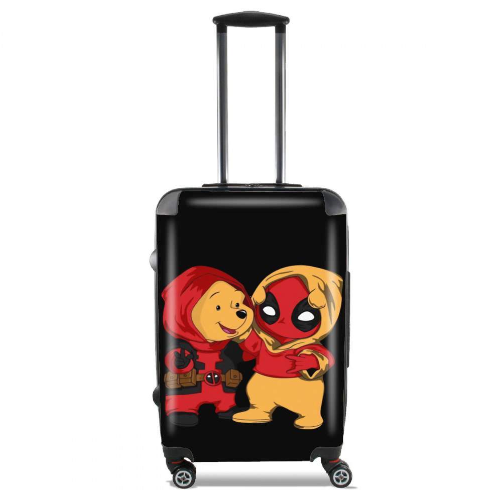 Valise trolley bagage L pour Winnnie the Pooh x Deadpool