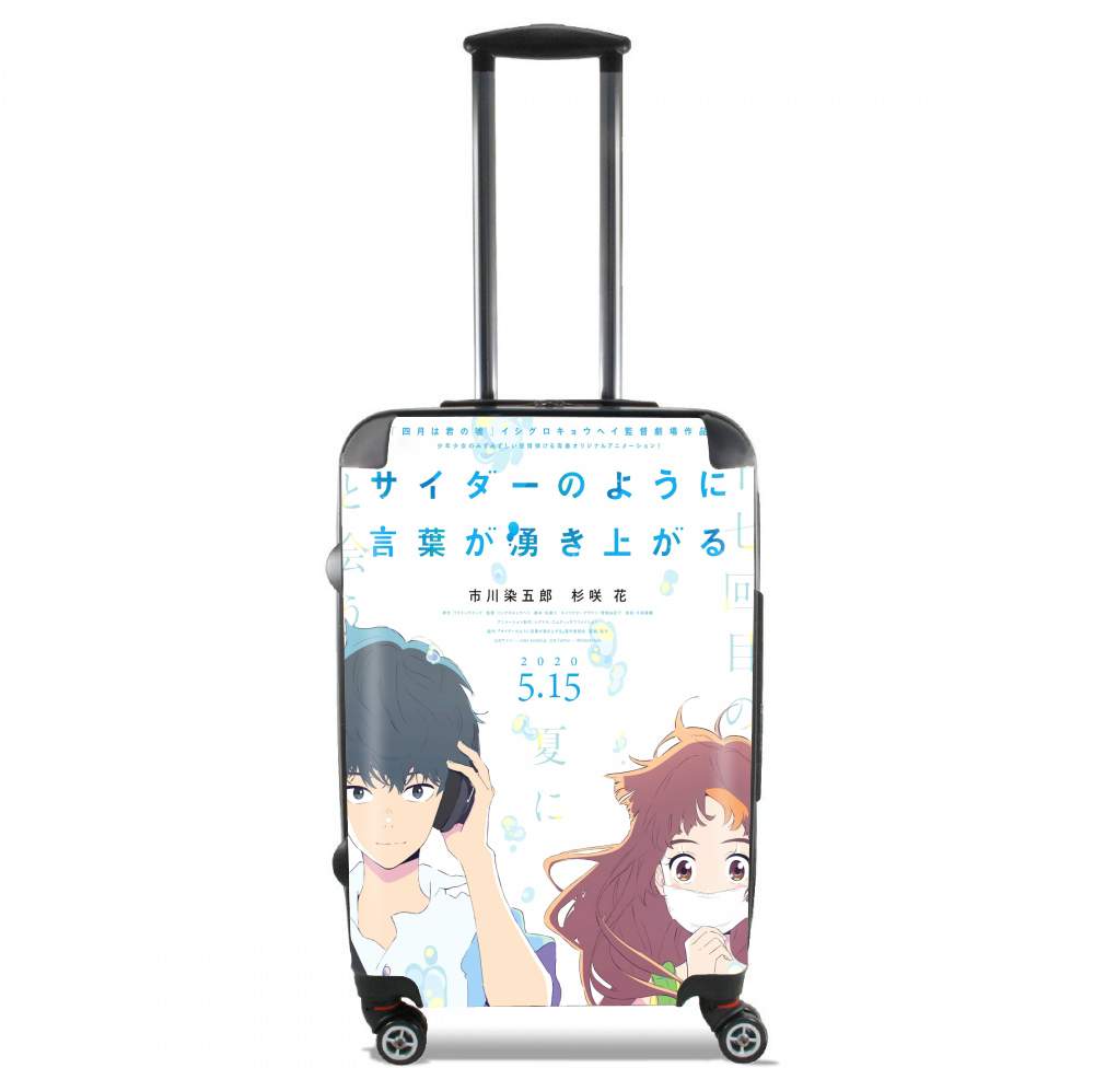 Valise trolley bagage L pour Words Bubble Up Like Soda Pop