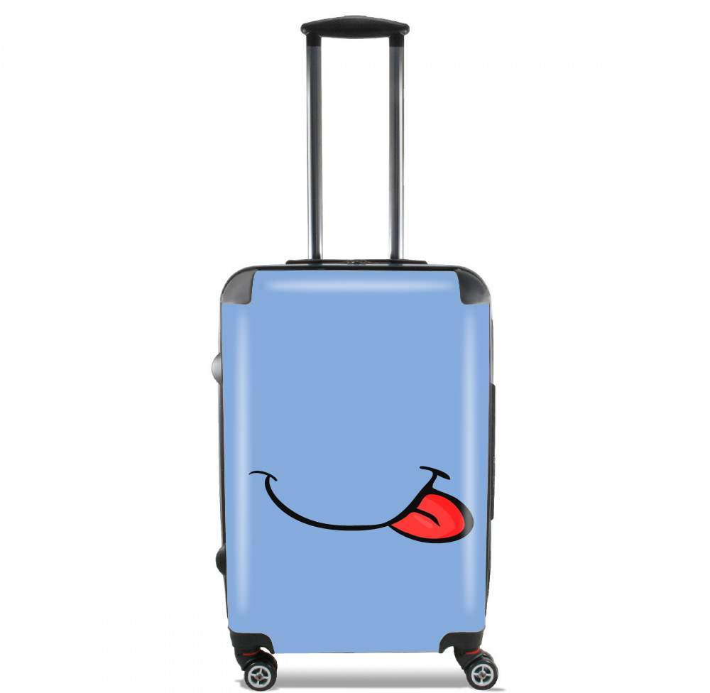 Valise trolley bagage L pour Bouche Miam langue