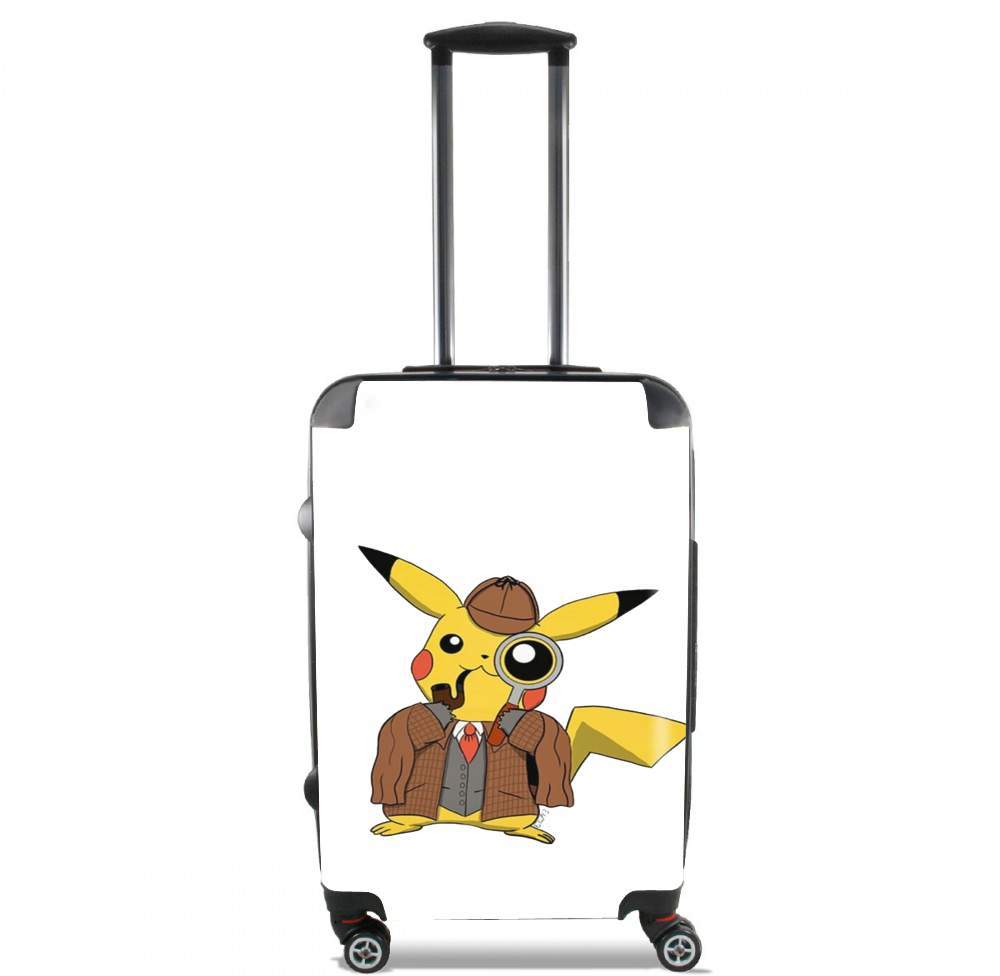 Valise trolley bagage XL pour Detective Pikachu x Sherlock