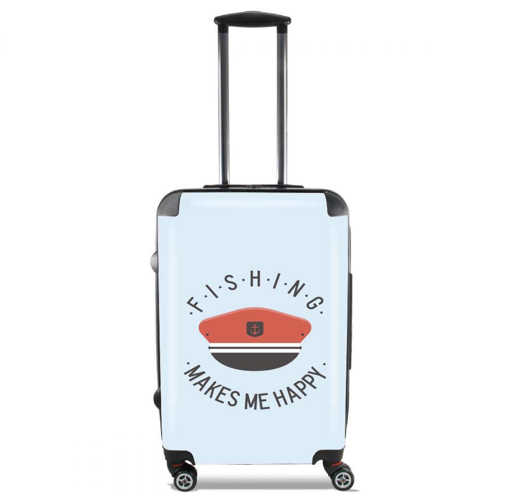 Valise trolley bagage XL pour Pecher me rends heureux