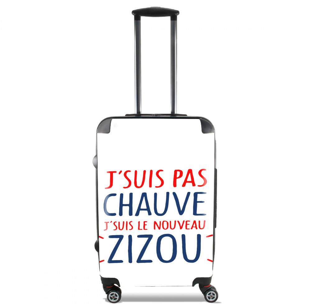 Valise trolley bagage XL pour Je ne suis pas chauve Je suis le nouveau ZiZou