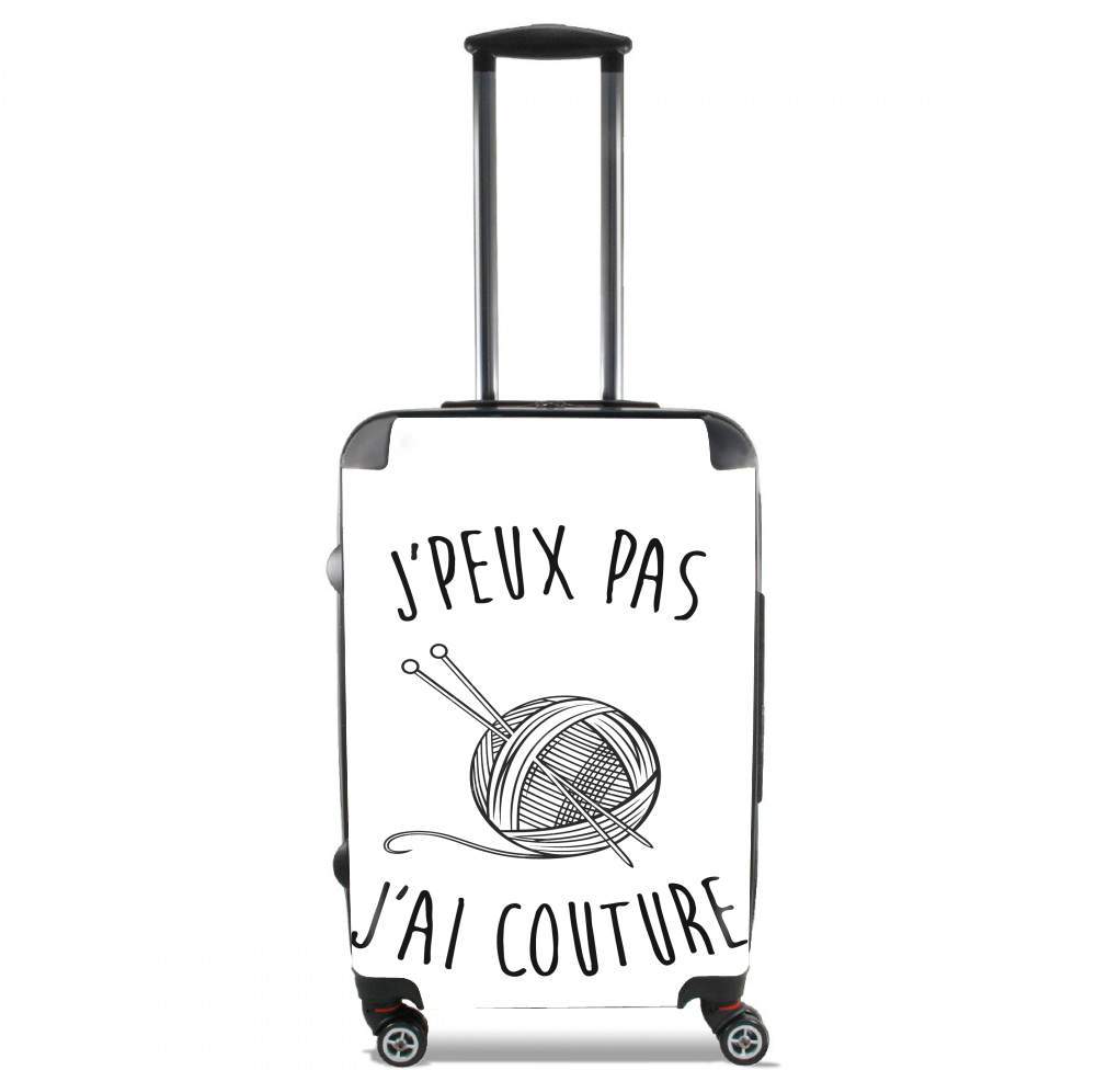 Valise trolley bagage XL pour Je peux pas j'ai couture