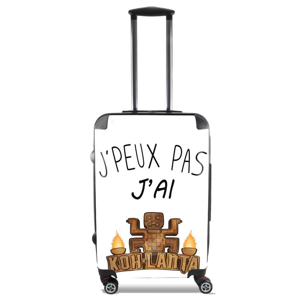 Valise trolley bagage XL pour Je peux pas jai Koh Lanta