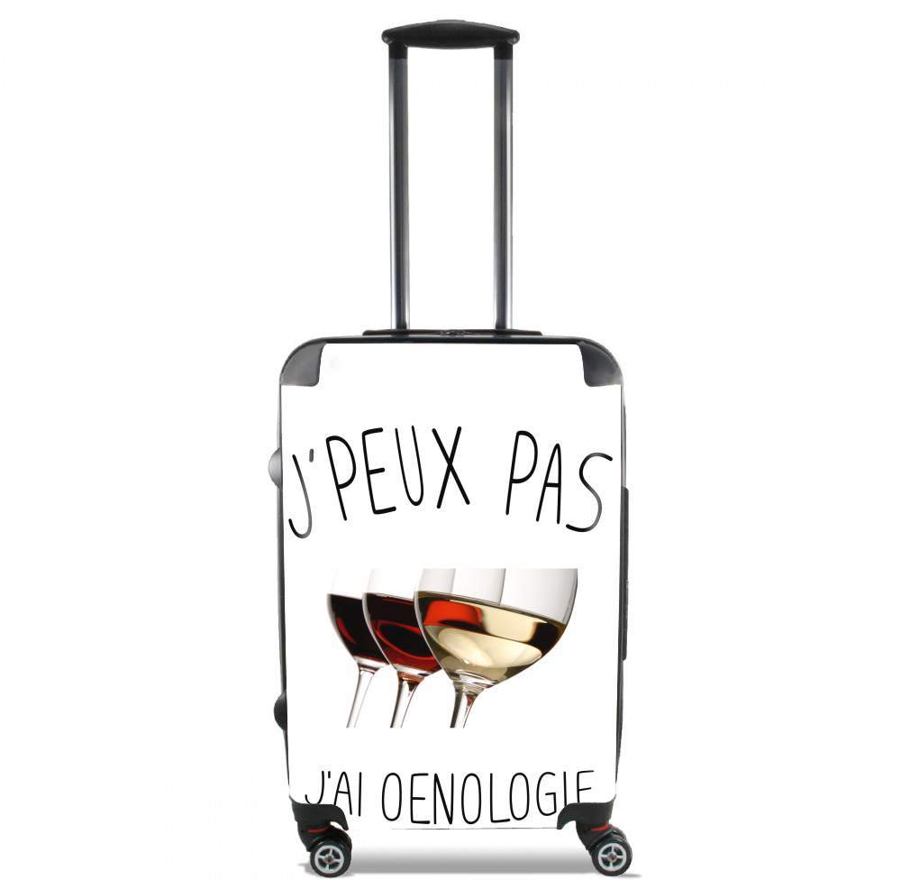 Valise trolley bagage XL pour Je peux pas j'ai oenologie