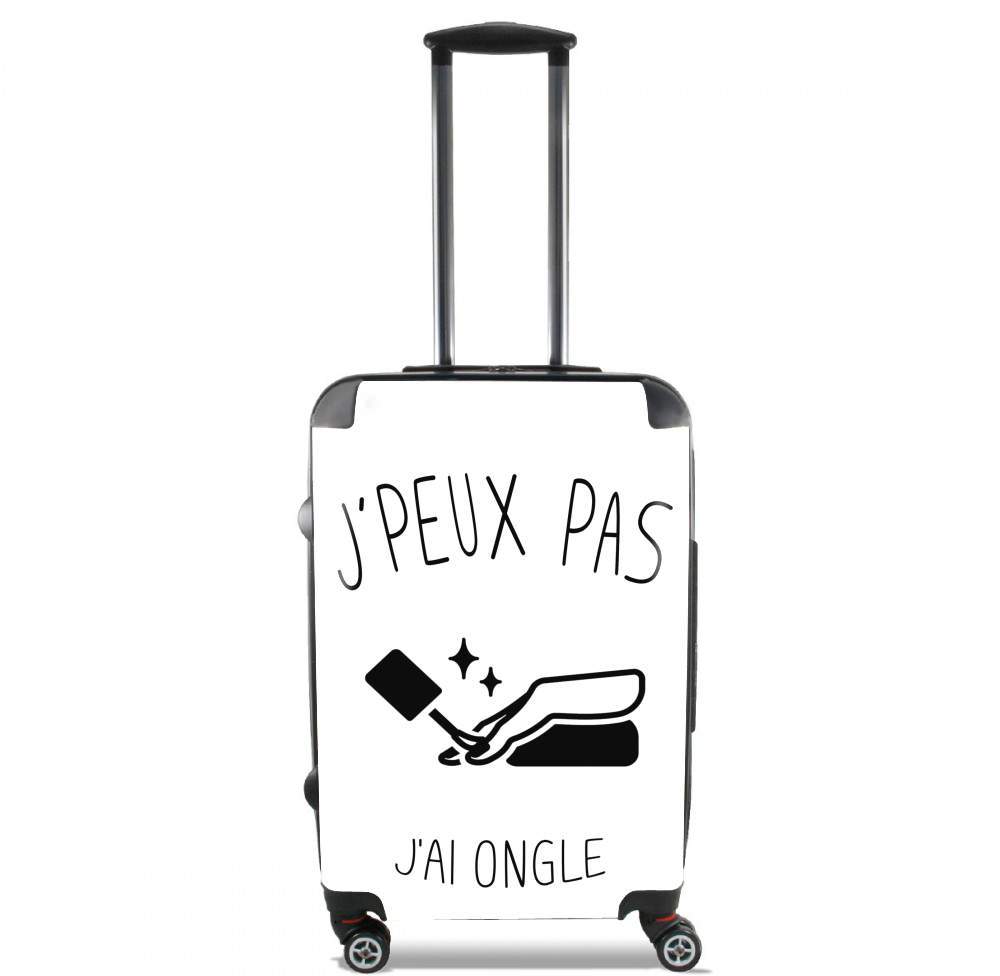 Valise trolley bagage XL pour Je peux pas j'ai Ongle et vernis nail