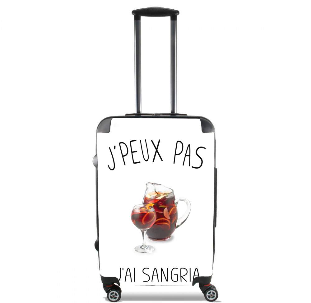 Valise trolley bagage XL pour Je peux pas j'ai sangria