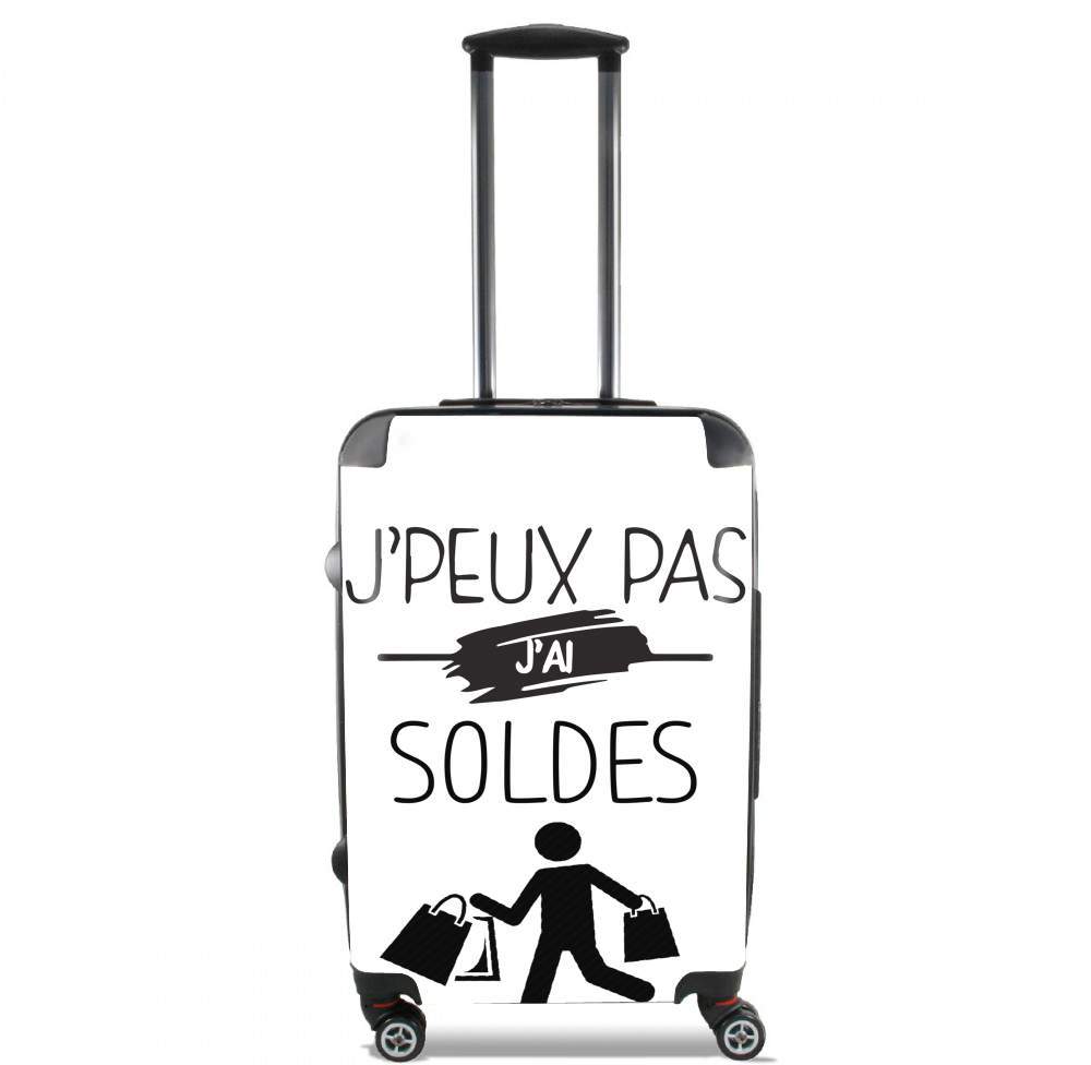 Valise trolley bagage XL pour Je peux pas j'ai soldes