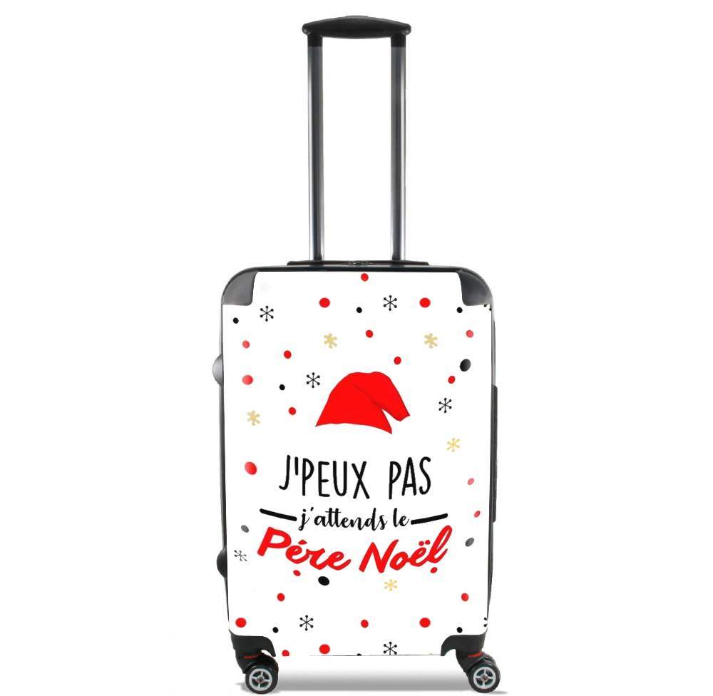 Valise trolley bagage XL pour Je peux pas j'attends le père noël