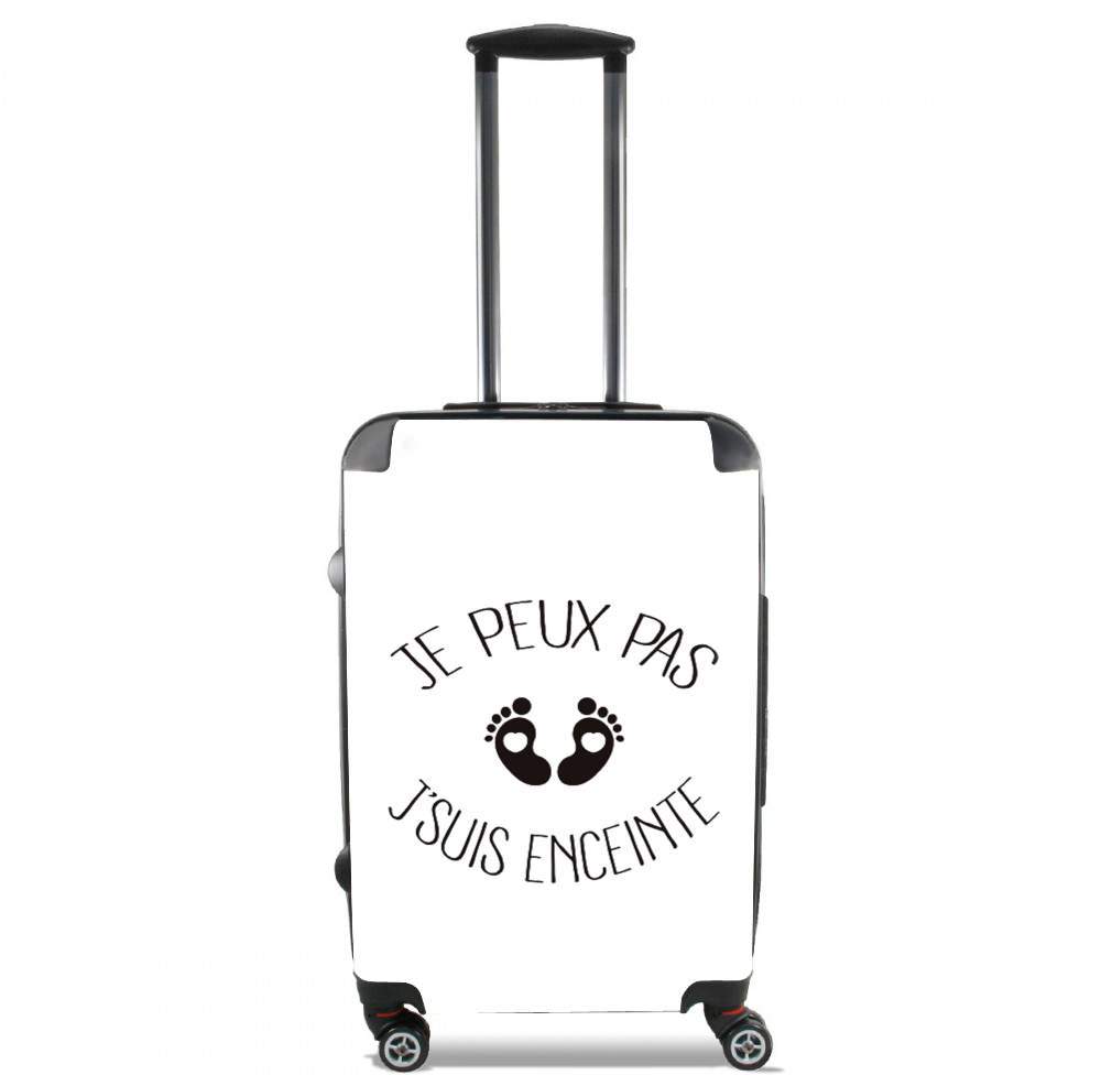 Valise trolley bagage XL pour J'peux pas je suis enceinte