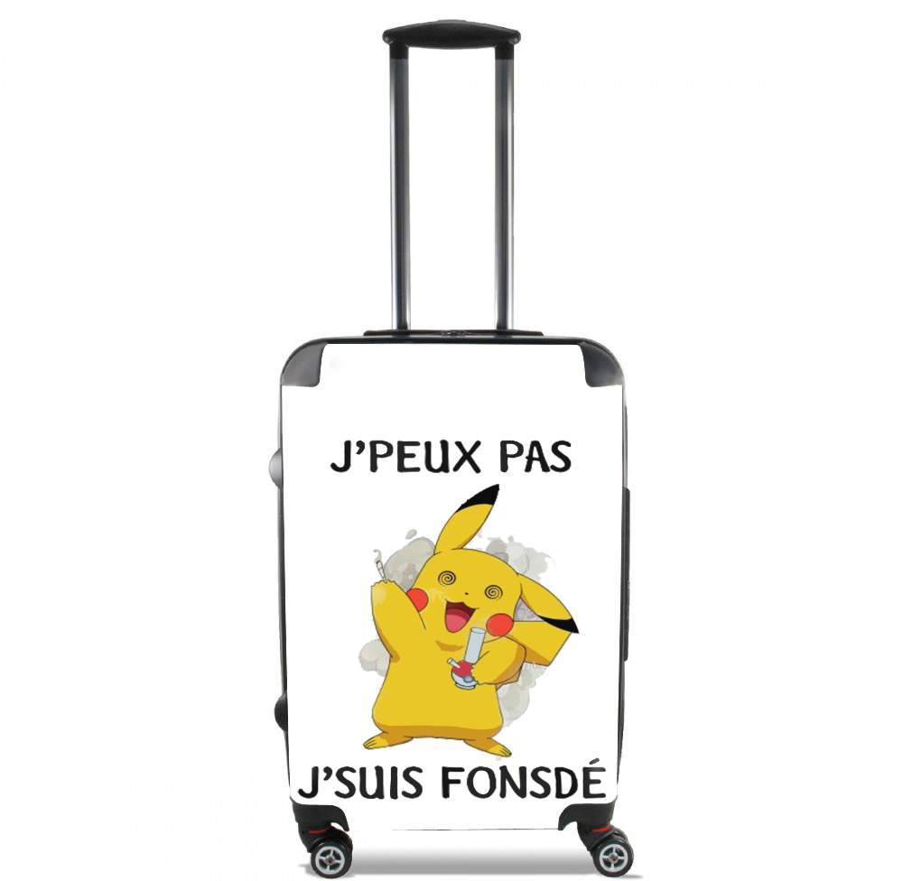 Valise trolley bagage XL pour Je peux pas je suis fonsdé