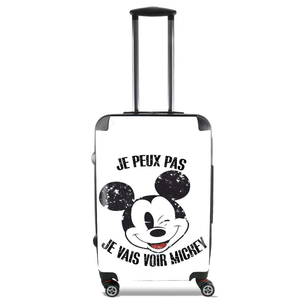 Valise trolley bagage XL pour Je peux pas je vais voir mickey