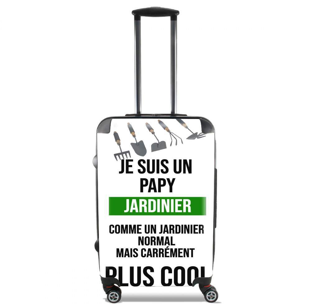 Valise trolley bagage XL pour Je suis un papy jardinier comme un papy normal mais plus cool