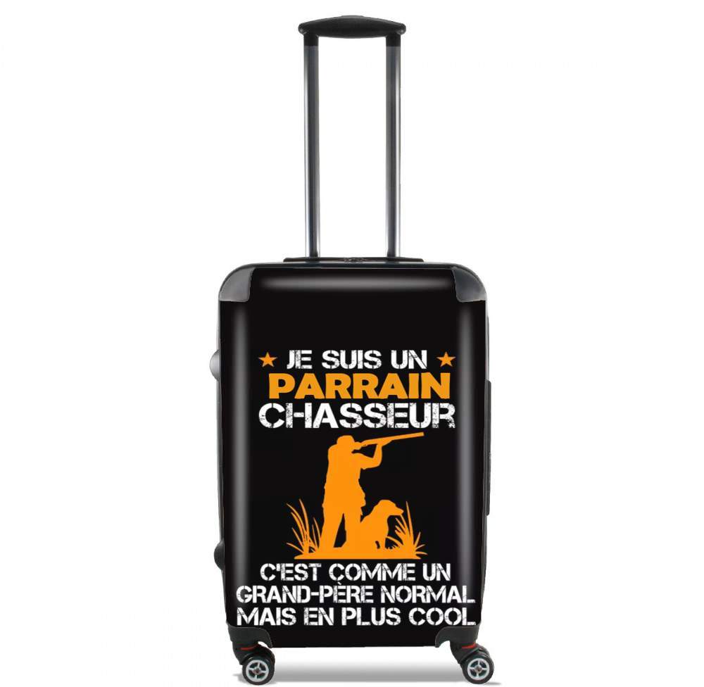 Valise trolley bagage XL pour Je suis un parrain chasseur