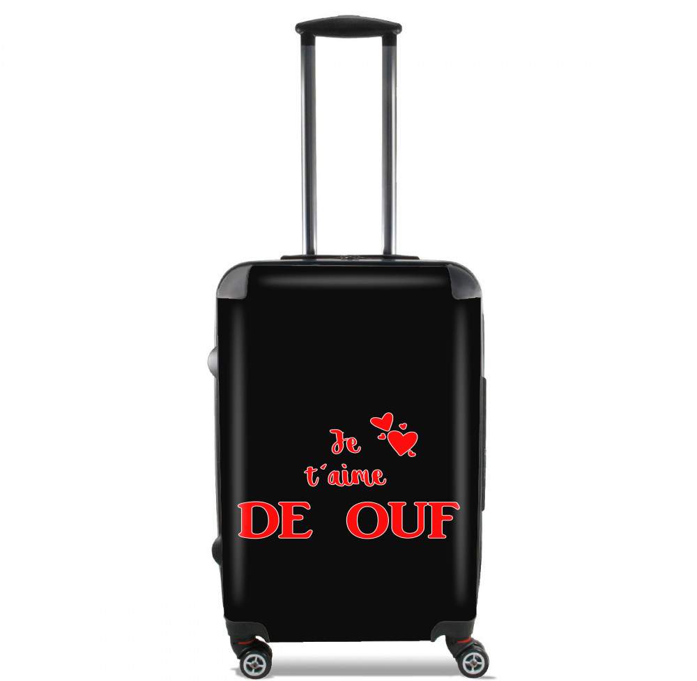 Valise trolley bagage XL pour Je taime de ouf