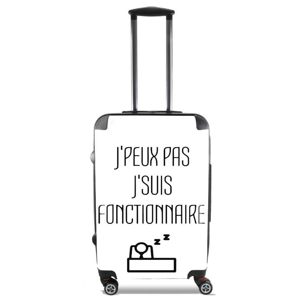 Valise trolley bagage XL pour Jpeux pas je suis fonctionnaire