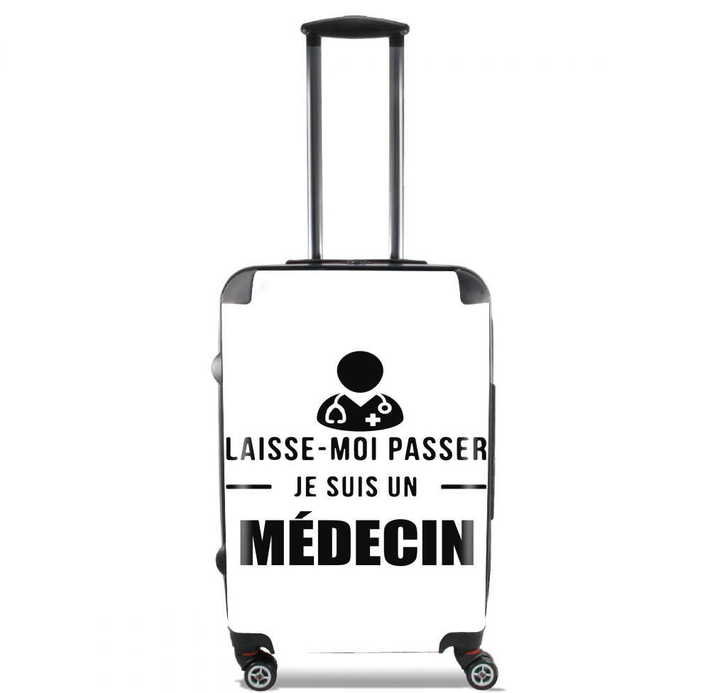 Valise trolley bagage XL pour Laisse moi passer je suis medecin