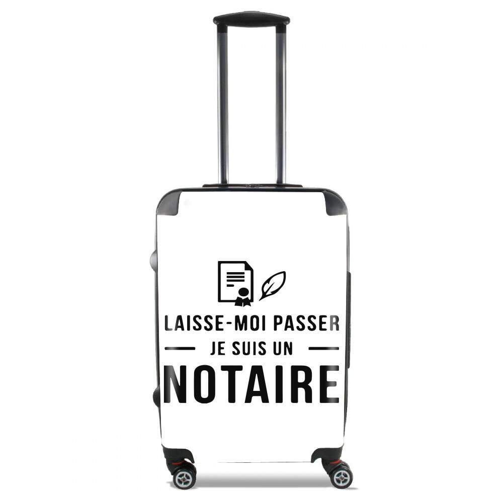 Valise trolley bagage XL pour Laisse moi passer je suis un notaire cadeau