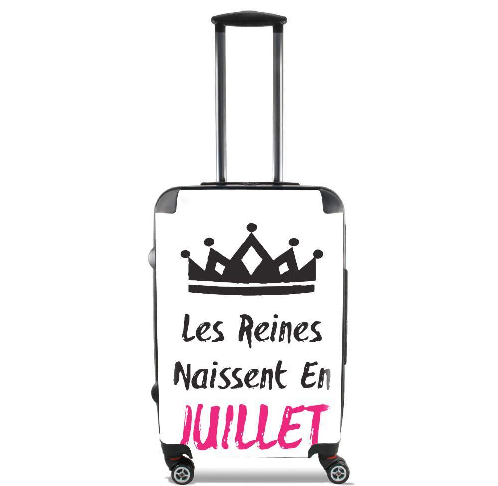 Valise trolley bagage XL pour Les reines naissent en Juillet