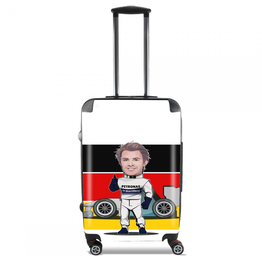 Valise trolley bagage XL pour MiniRacers: Nico Rosberg - Mercedes Formula One Team