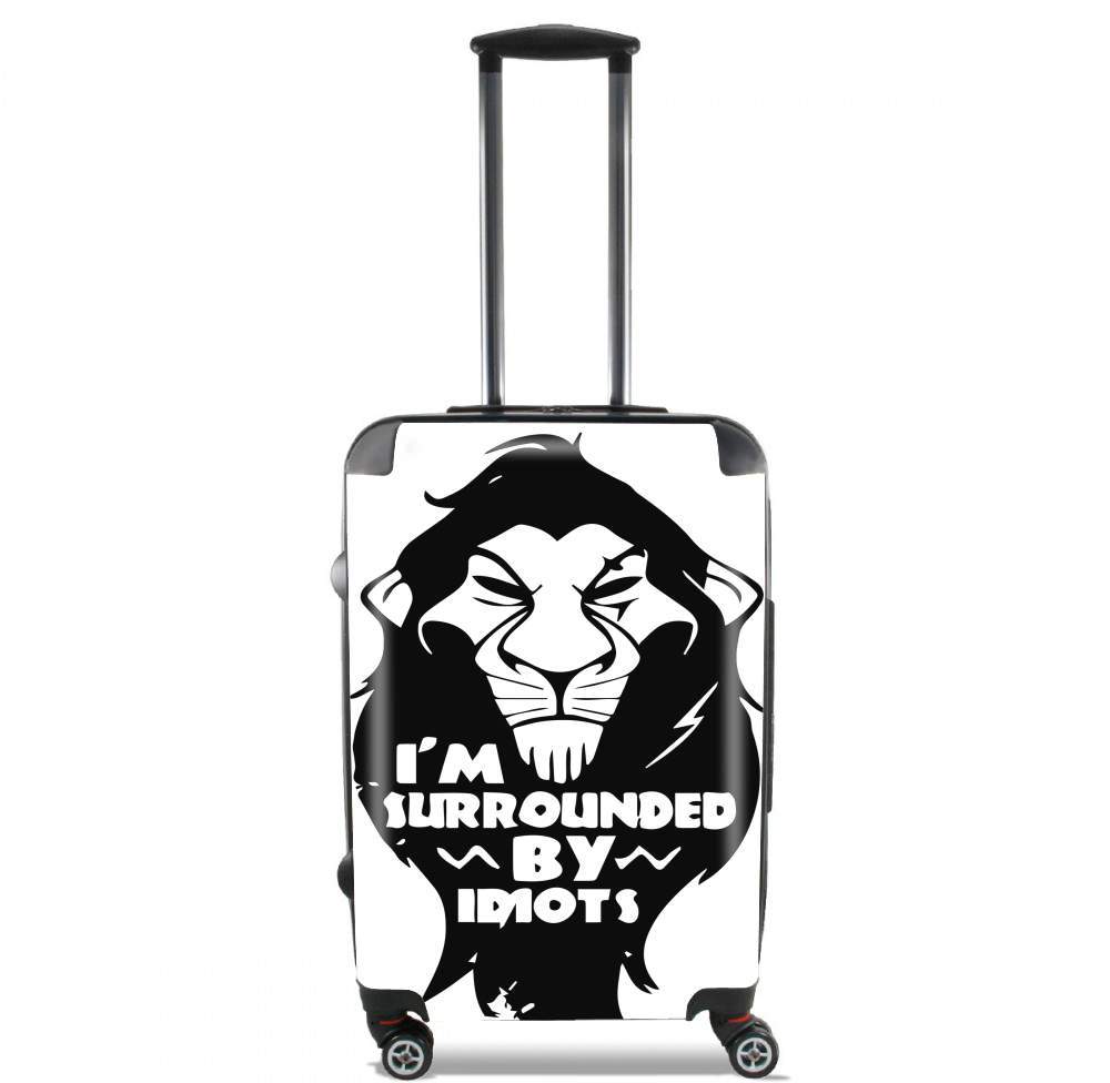 Valise trolley bagage XL pour Scar Surrounded by idiots