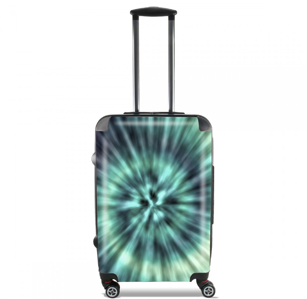 Valise trolley bagage XL pour TIE DYE - GREEN AND BLUE